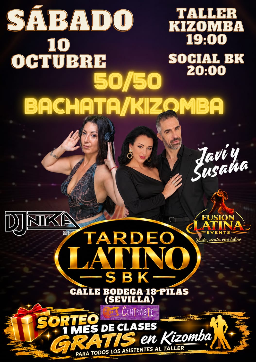 Cartel de Tardeo Latino SBK